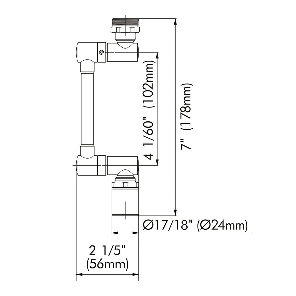 Splash-Free Kitchen: Black Faucet Nozzle with 2 Modes
