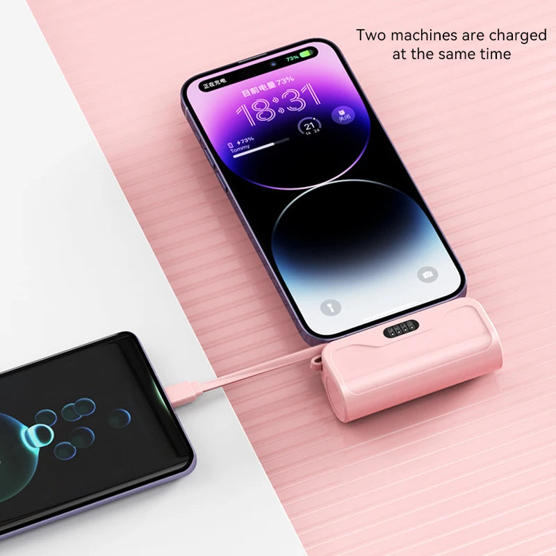 Glideo™ Powerbank: Type C, iPhone & Huawei
