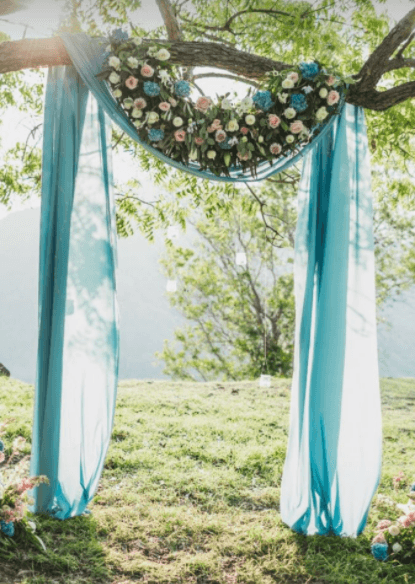 Wedding Arch Draping Fabric for Rustic Wedding Shower Decorations 2.4x20 ft