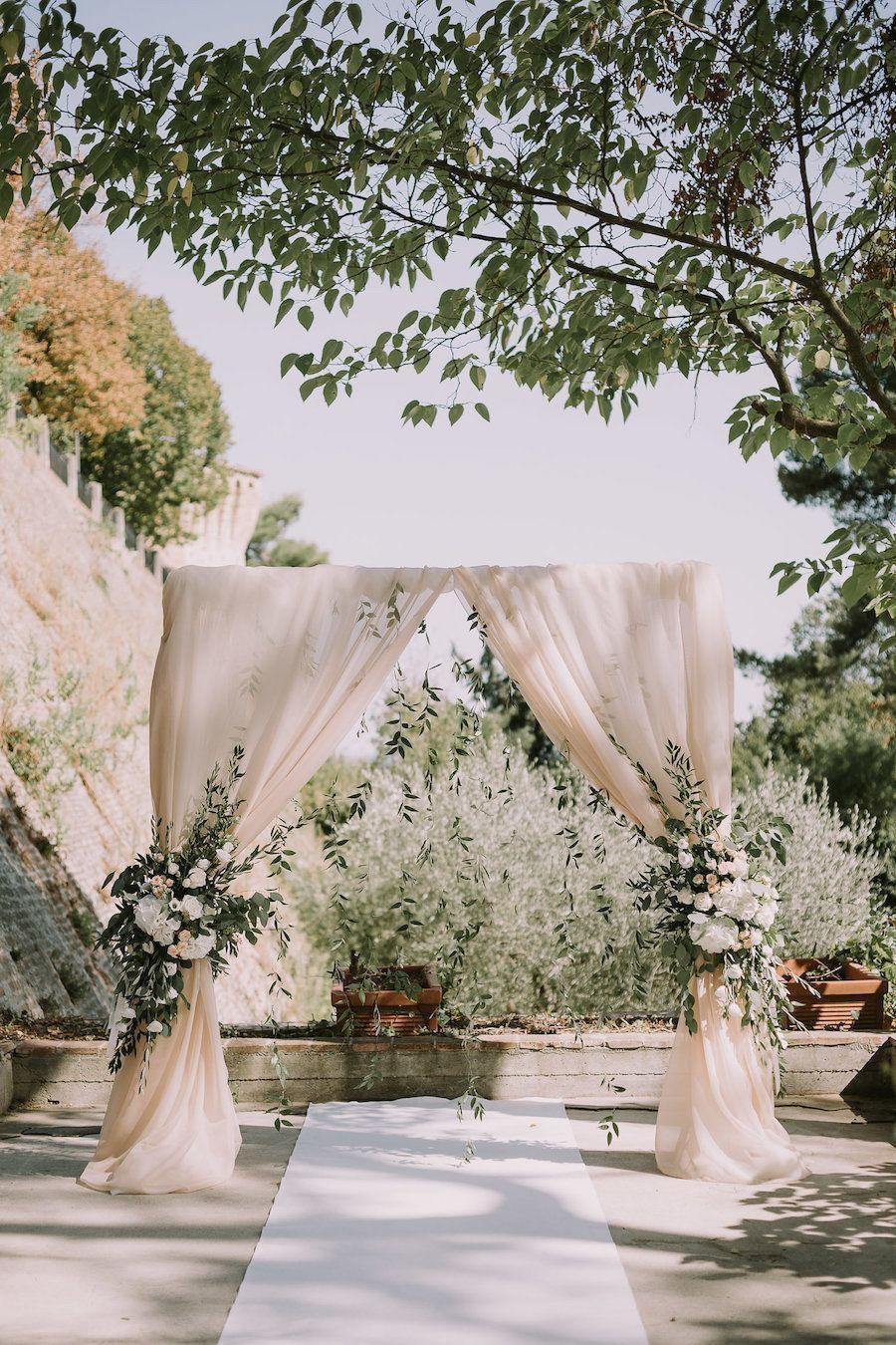 Wedding Arch Draping Fabric for Rustic Wedding Shower Decorations 2.4x20 ft