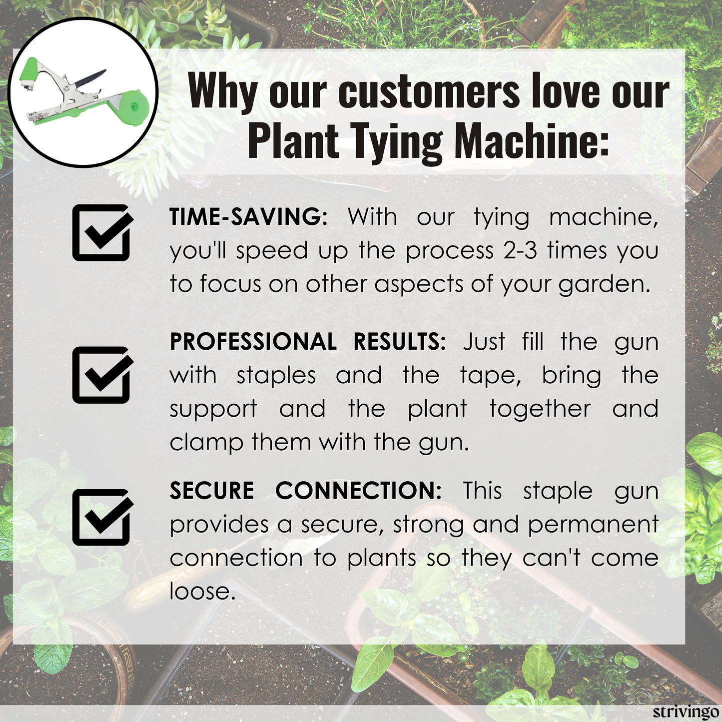 TieUp™ Plant Helper Machine