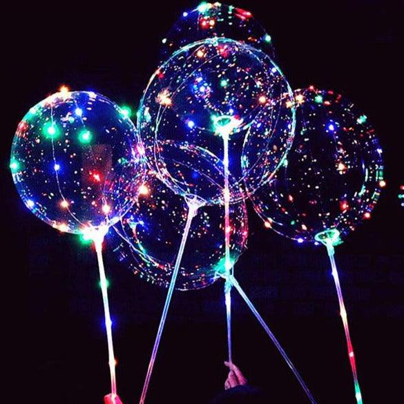 Clear Plastic Balloon Sticks Holder With Cup for Led Balloons