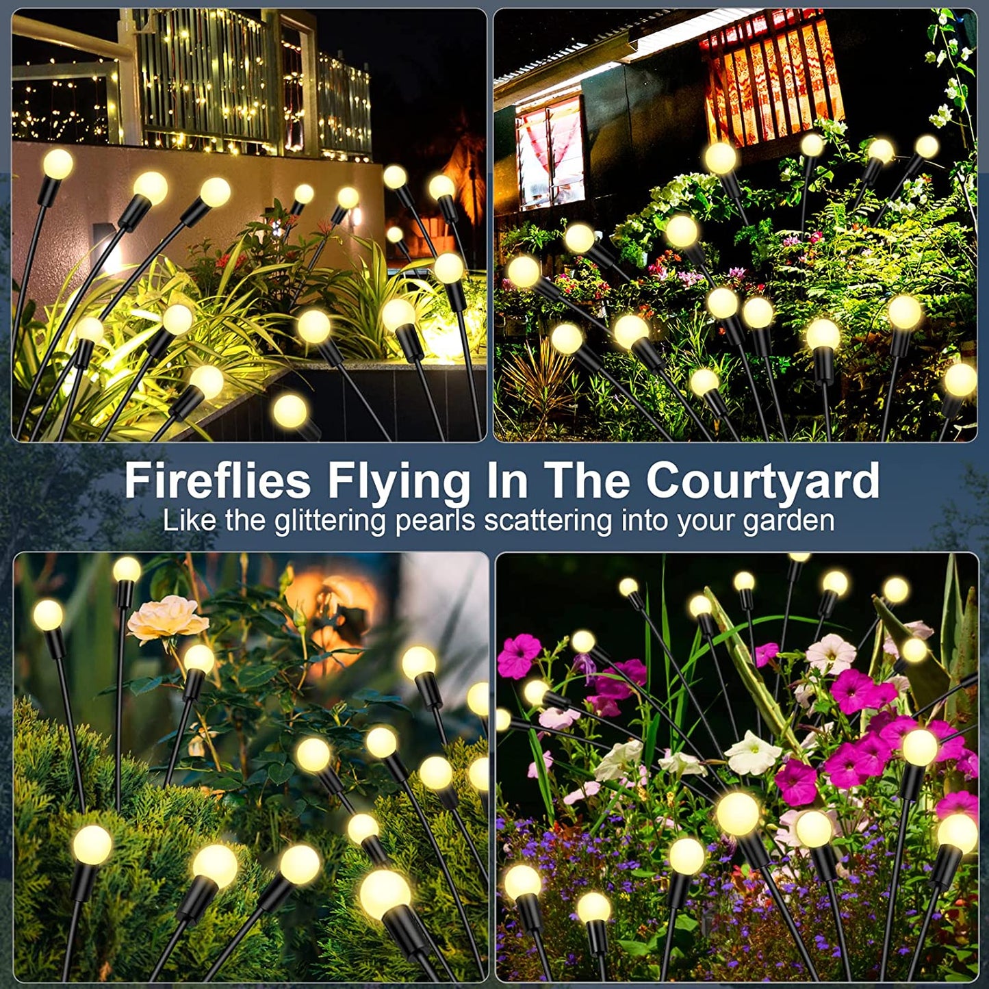BUY 2, GET 1 FREE | Enchanted FireFly Garden Lights