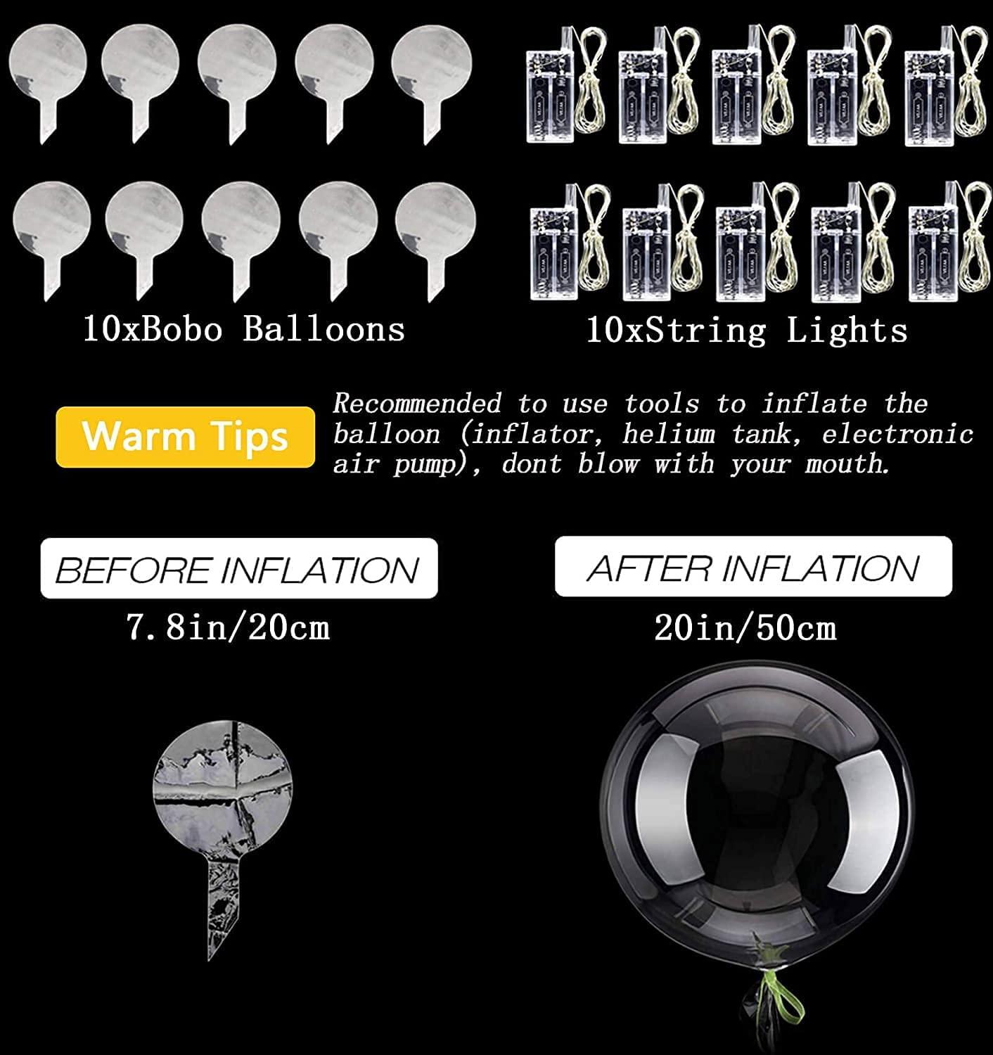 Glow Party Balloons / Home Birthday Party Decorations