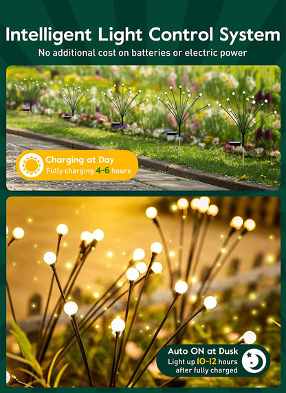 BUY 2, GET 1 FREE | Enchanted FireFly Garden Lights