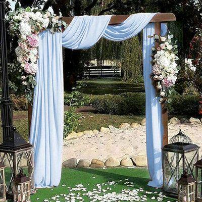 Wedding Arch Draping Fabric for Rustic Wedding Shower Decorations 2.4x20 ft