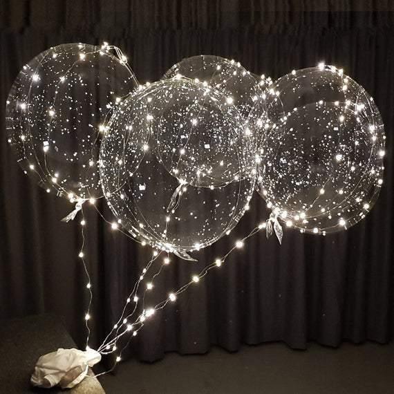 Happy Birthday Balloon Led Decorations / Home Party Decor