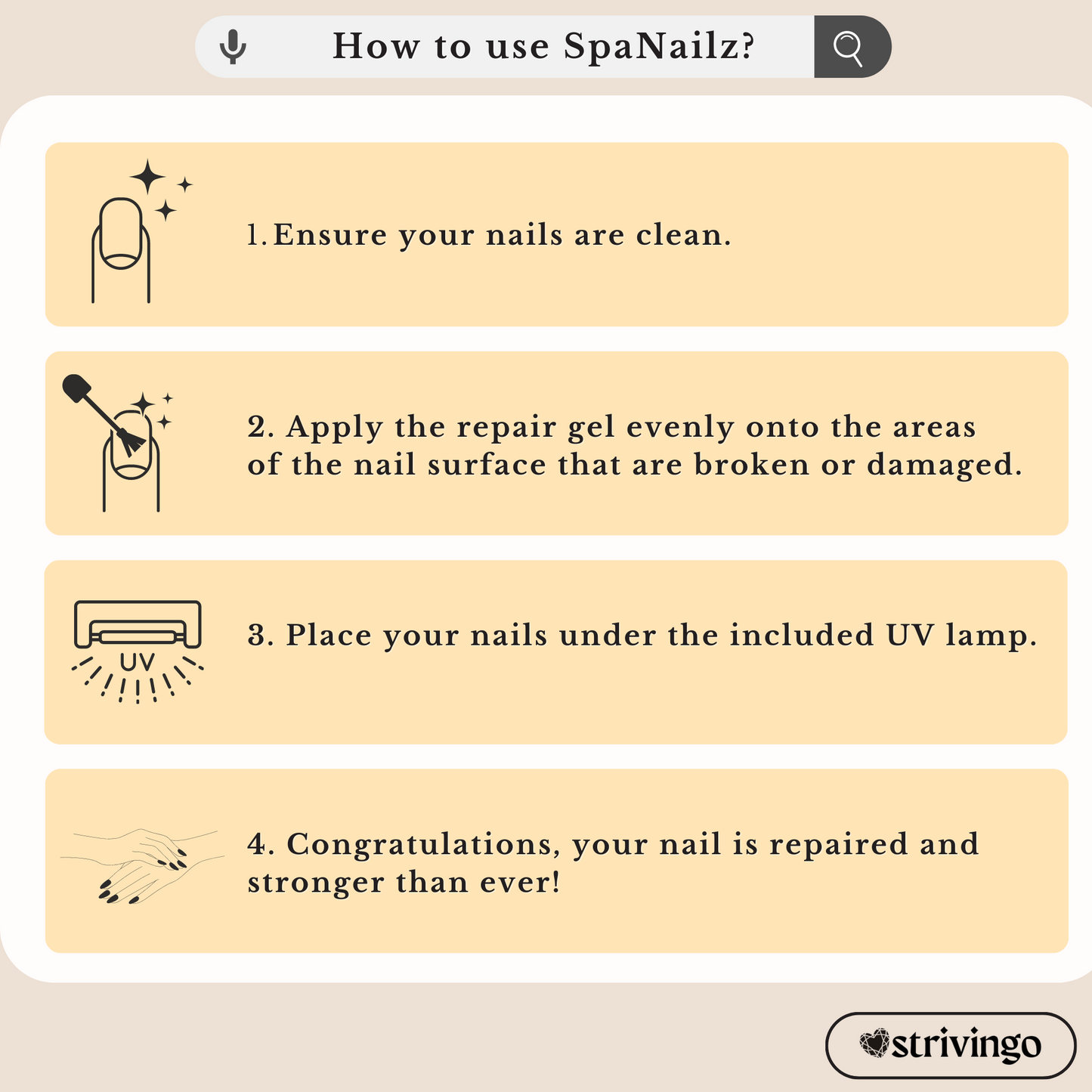 SpaNailz™ Repair Kit
