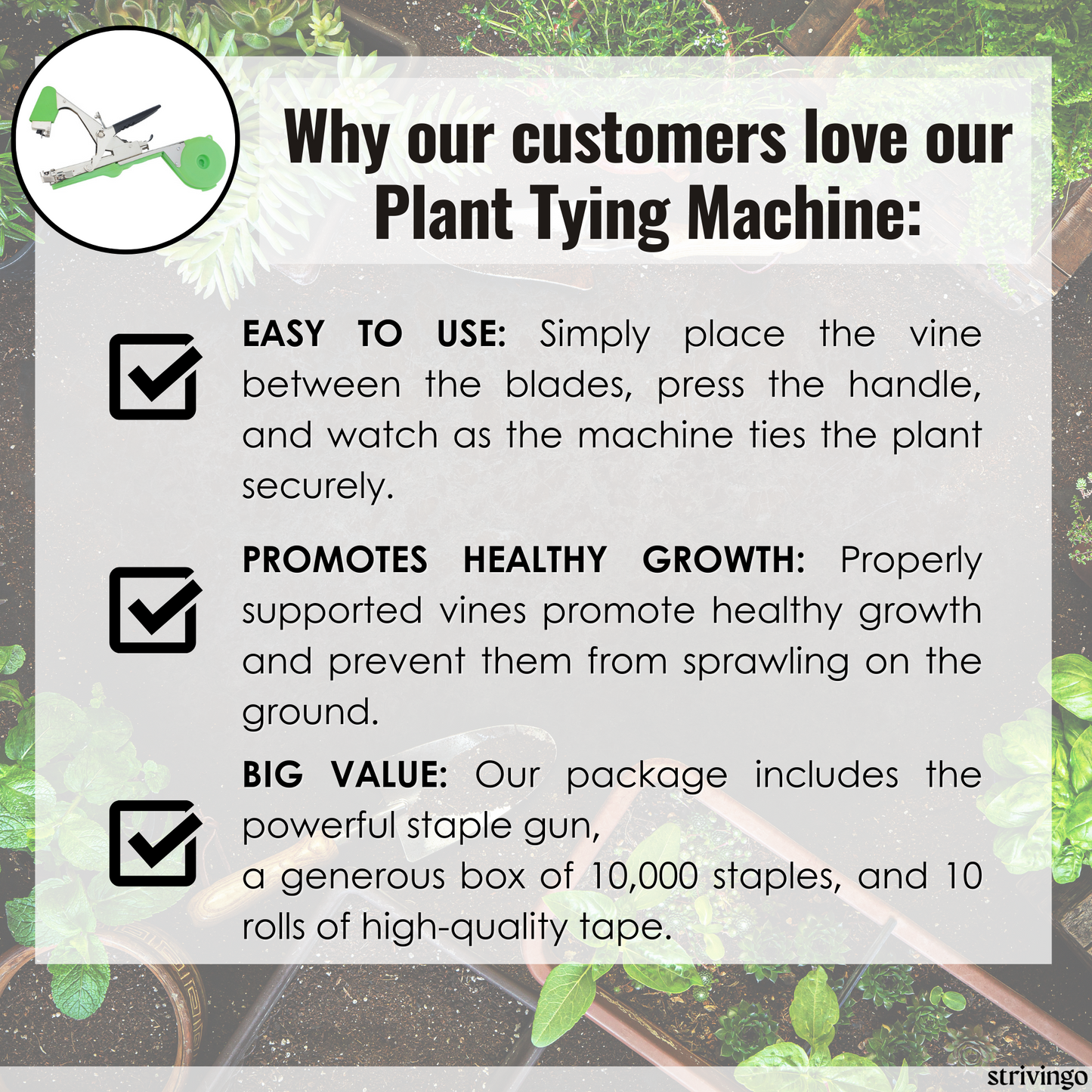 TieUp™ Plant Helper Machine
