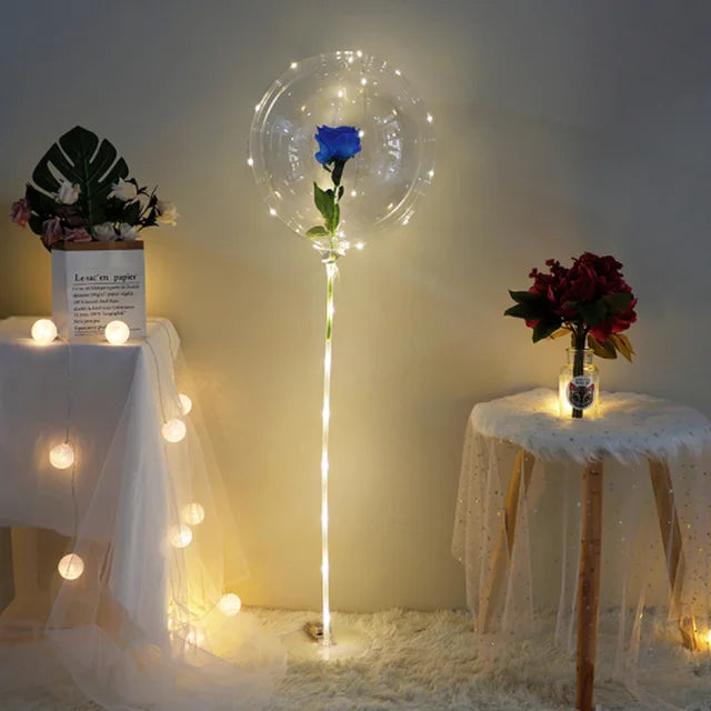 Rose LED Balloon Bouquet Kit