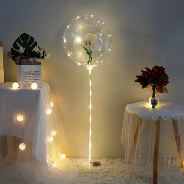 Rose LED Balloon Bouquet Kit