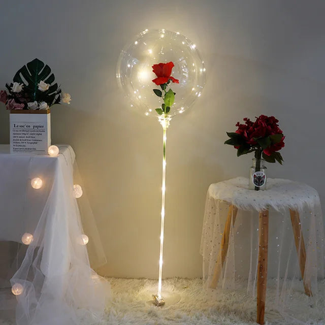 Rose LED Balloon Bouquet Kit