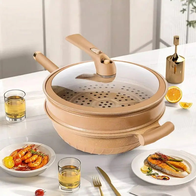 SizzleWok™ Wok Wizard Cooking Pro