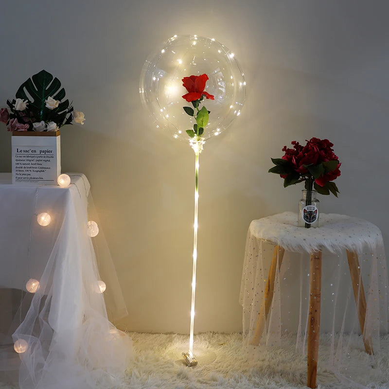 Rose LED Balloon Bouquet Kit