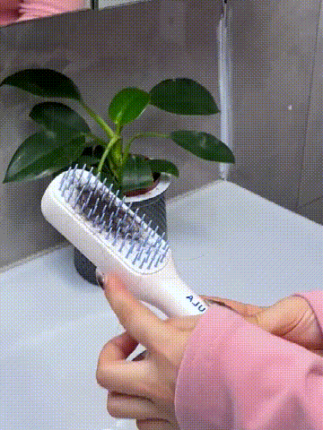 Self-Cleaning Anti-Static Massage Comb