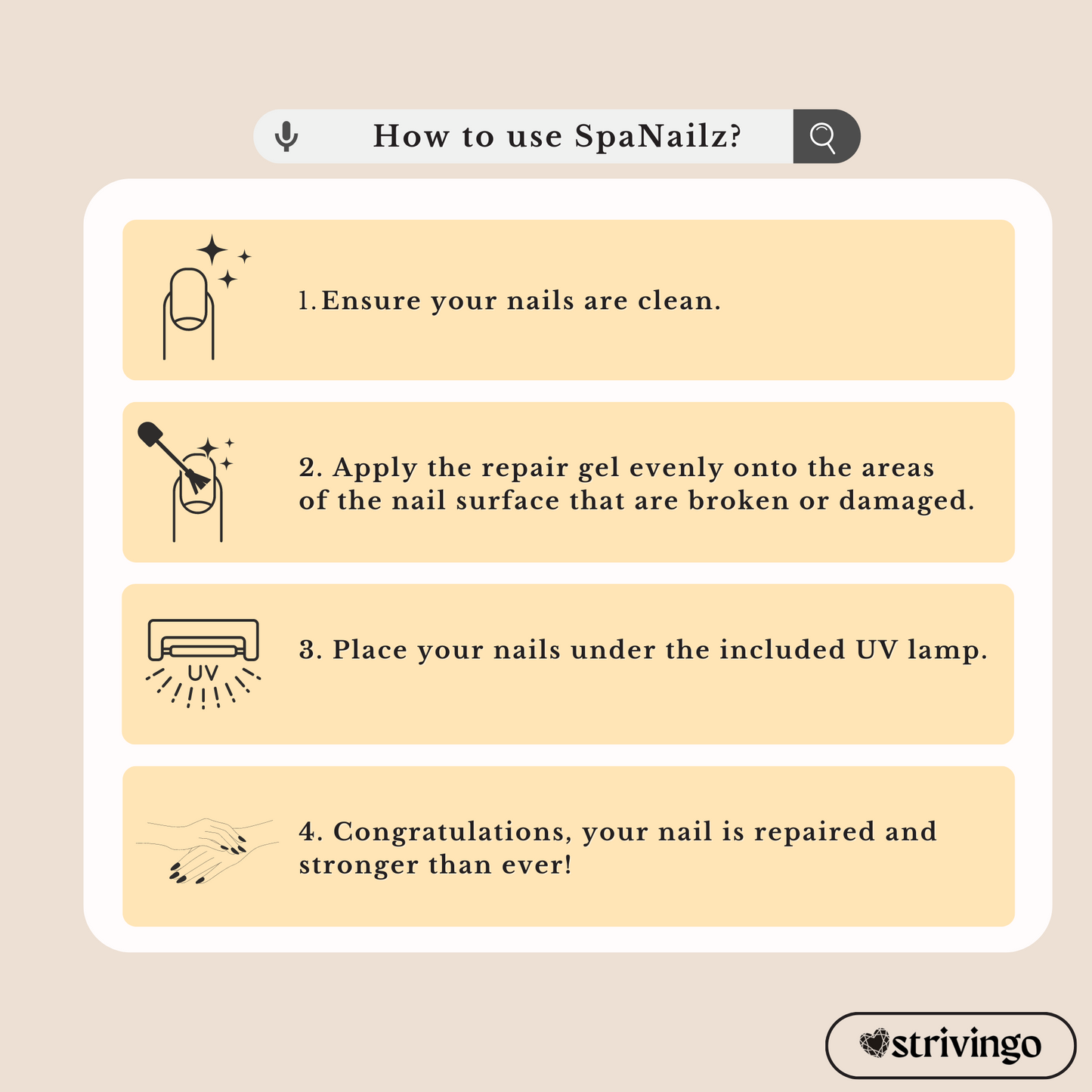 SpaNailz™ Repair Kit
