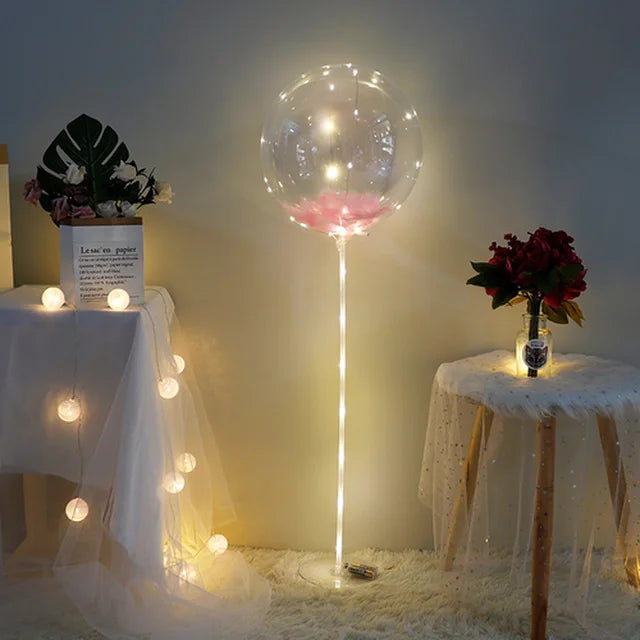 Rose LED Balloon Bouquet Kit