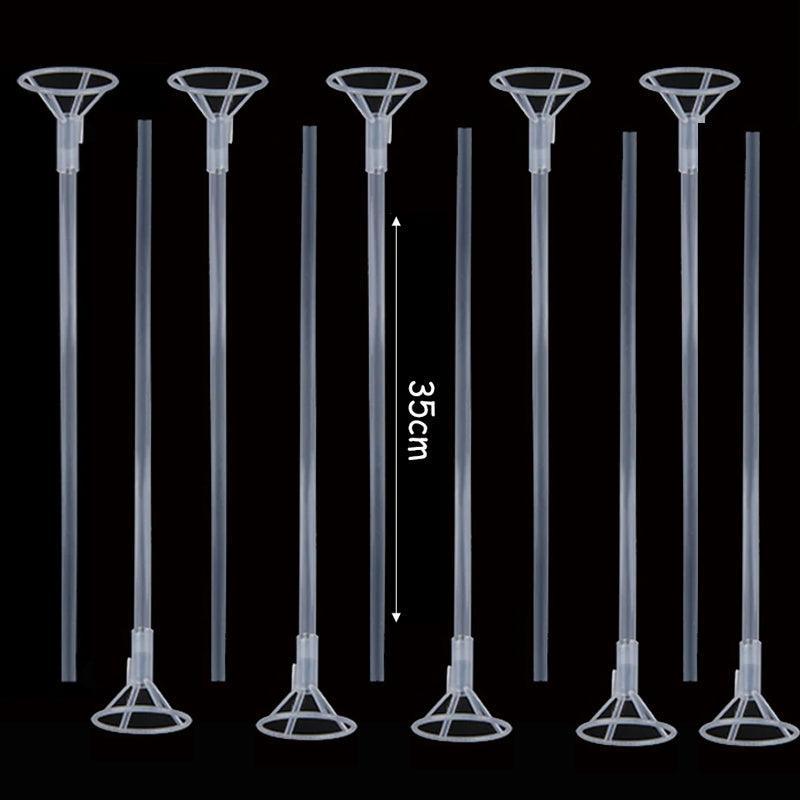 Clear Plastic Balloon Sticks Holder With Cup for Led Balloons