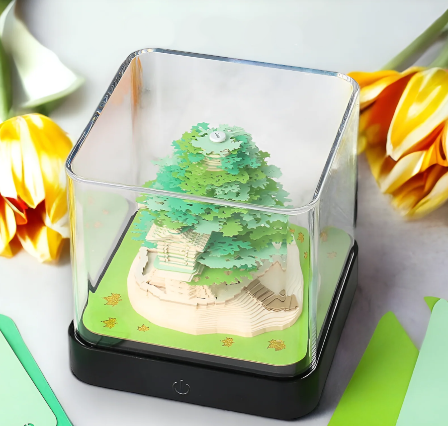 Green Tree 3D Calendar