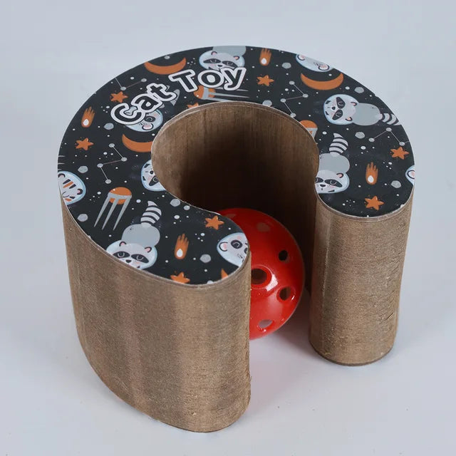Cat Scratching Board & Bed Combo