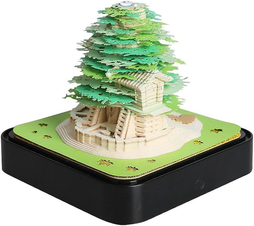 Green Tree 3D Calendar
